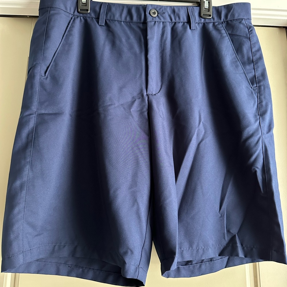 Tek Gear navy performance golf shorts